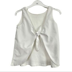 Zara Girls White Bow Blouse